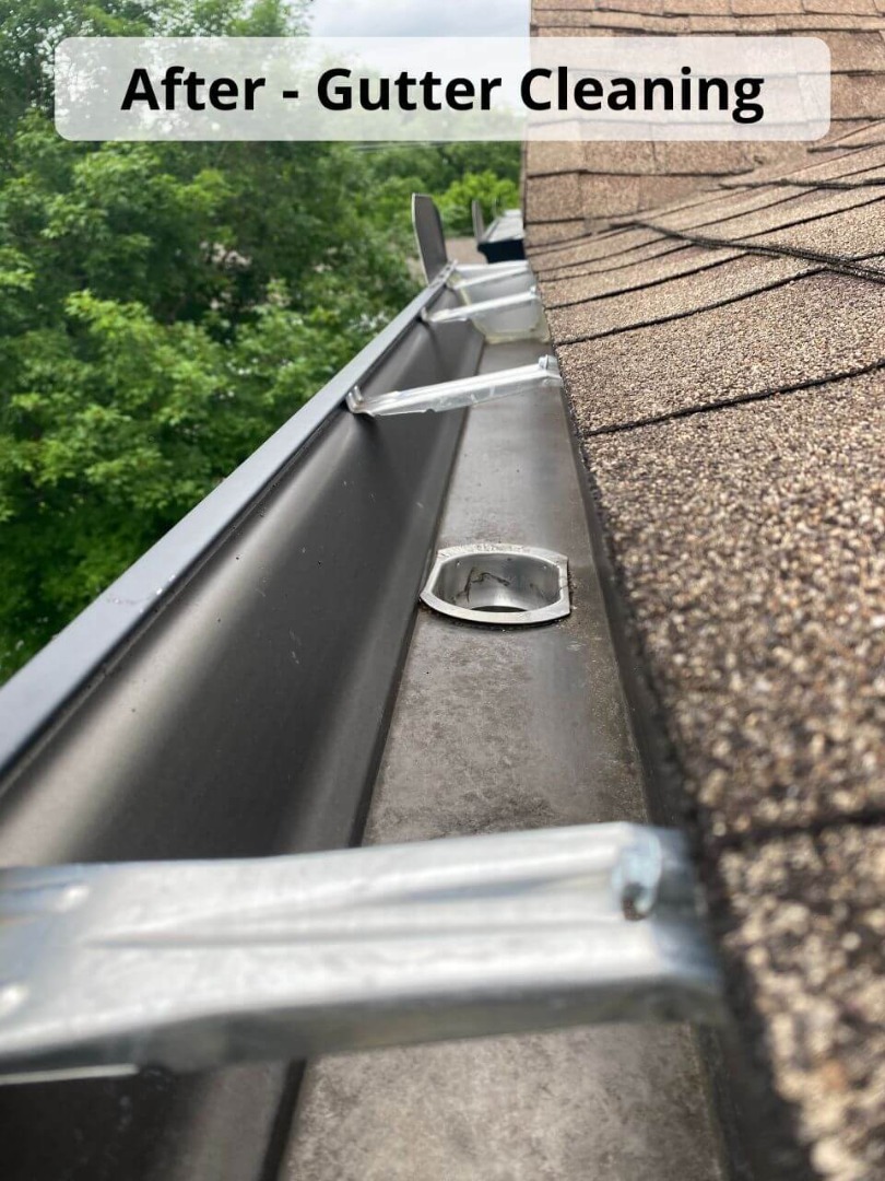 After Gutter Cleaning